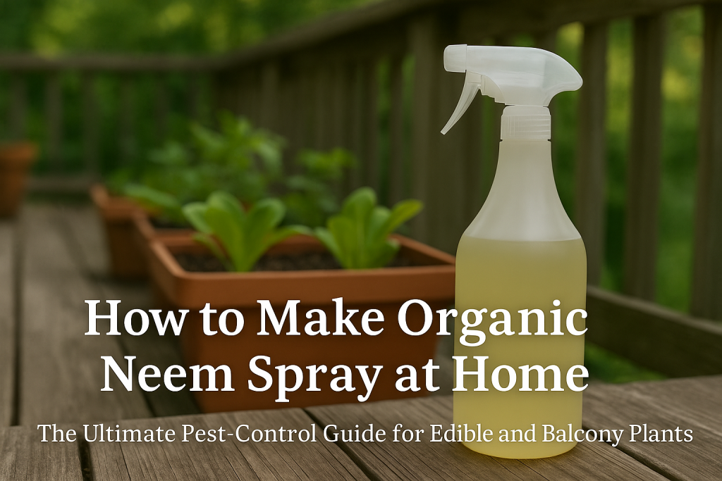 How To Make Neem Oil Spray